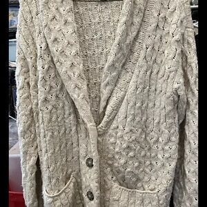 Anthropologie Pilco Grandpa Cable
Knit Sweater Xs